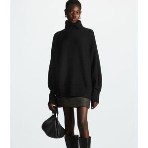 sold* COS Oversized Roll-Neck Sweater - Size XS